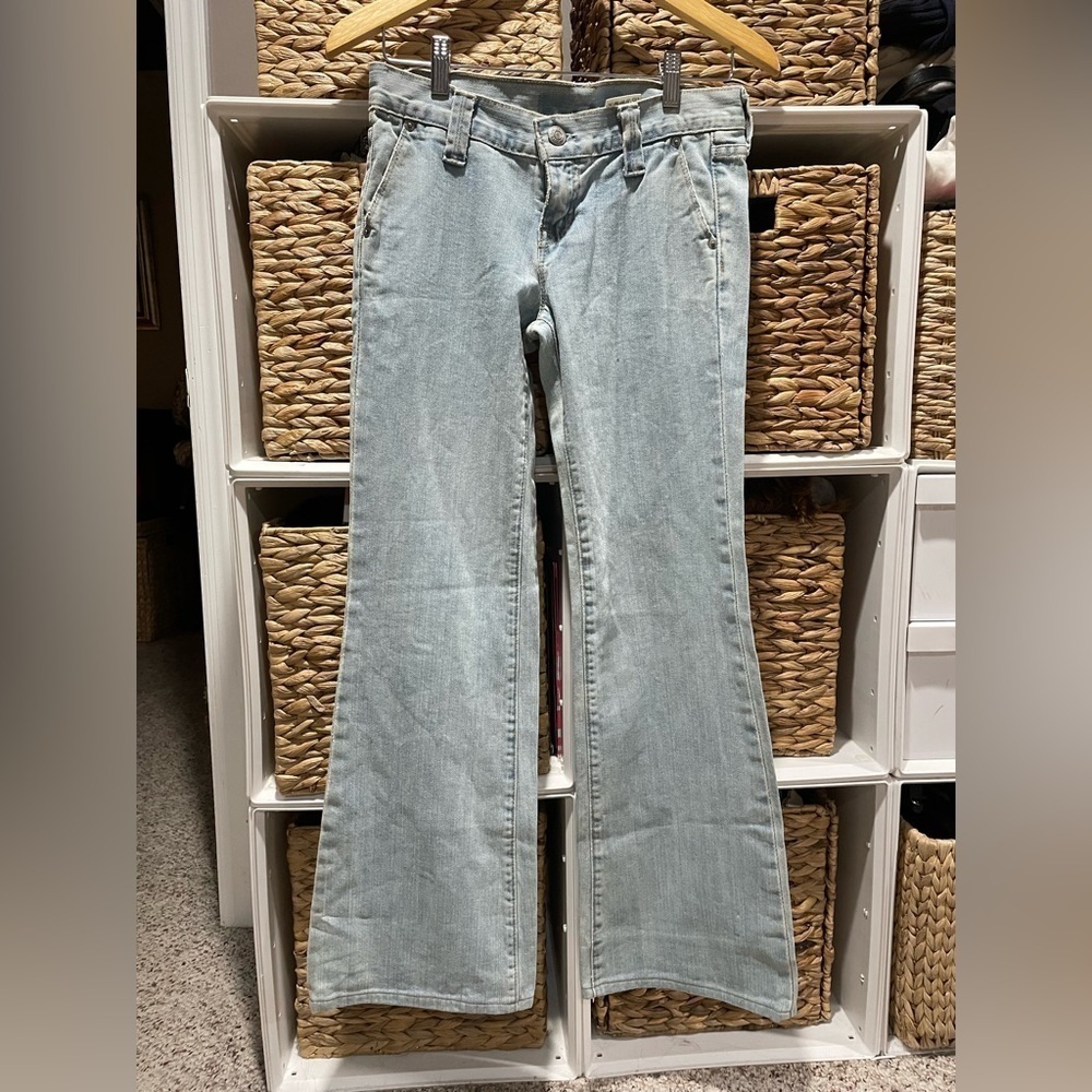 GAP Light Blue Flare & Wide Leg Jeans